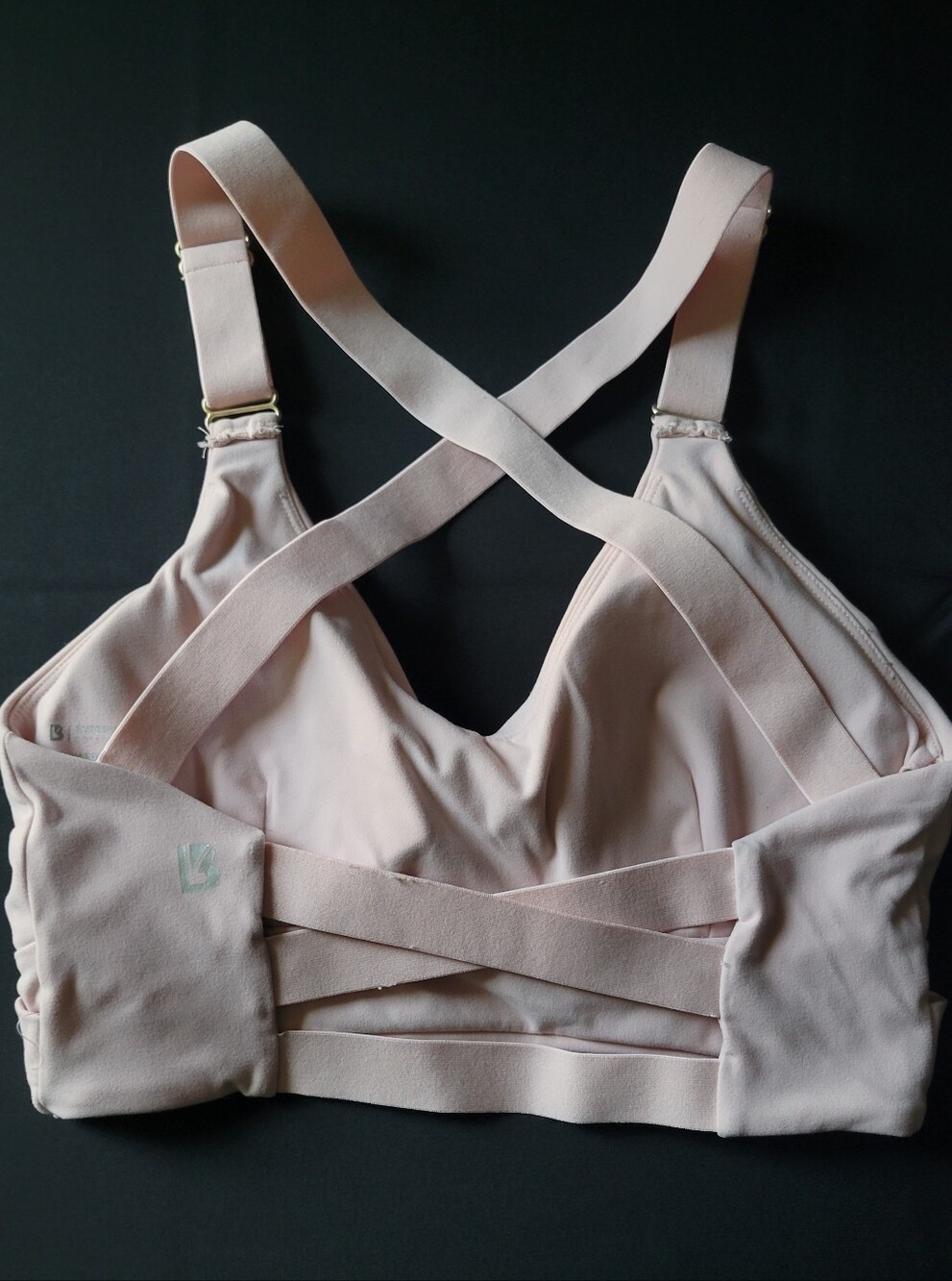 BuffBunny Cross-Back Blush Pink Size M - Picture 2 of 4